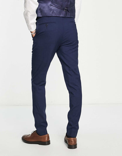 Premium Wool-Rich Skinny Suit Trousers