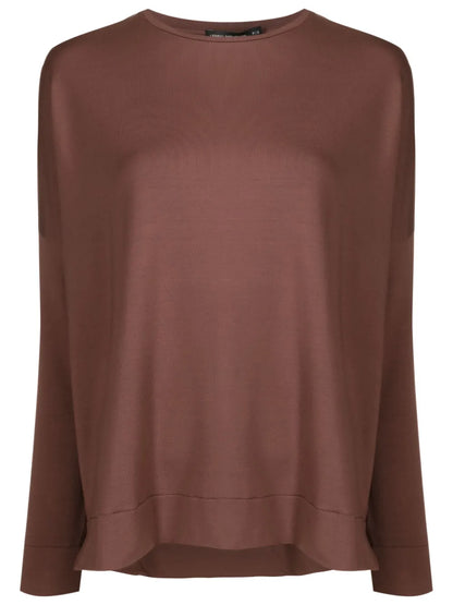 Crew-Neck Long-Sleeved Sweatshirt