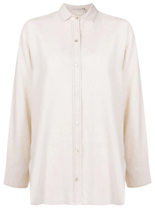 Button-Up Long-Sleeved Shirt