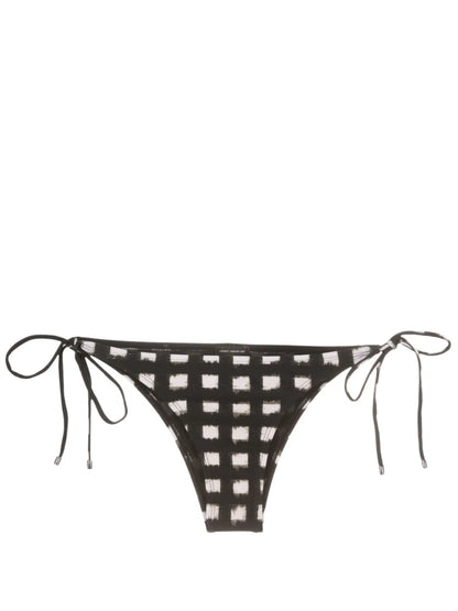 Vichy Side-Tie Bikini Bottoms