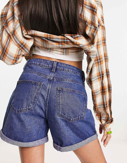 Denim Mom Shorts