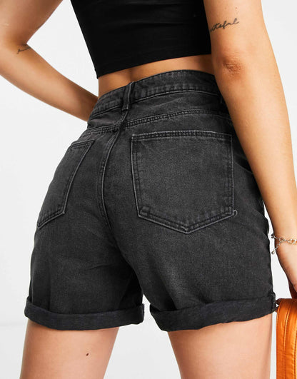Denim Mom Shorts