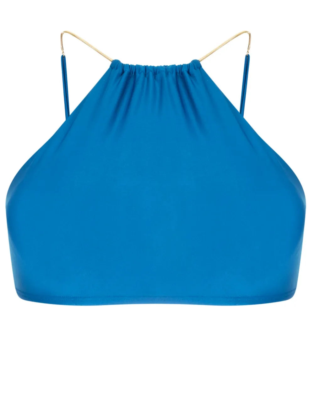 Chain-Link Halterneck Bikini Top