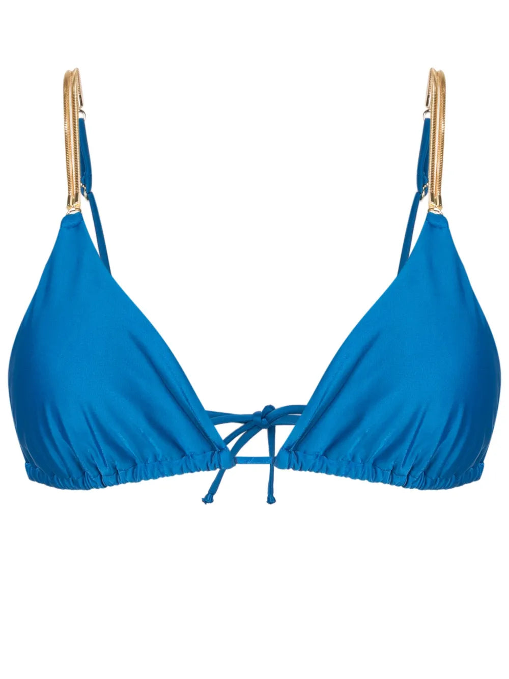 Chain-Link Triangle-Cup Bikini Top