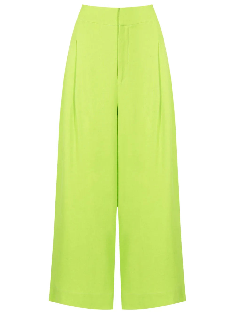 Wide-Leg Cropped Trousers