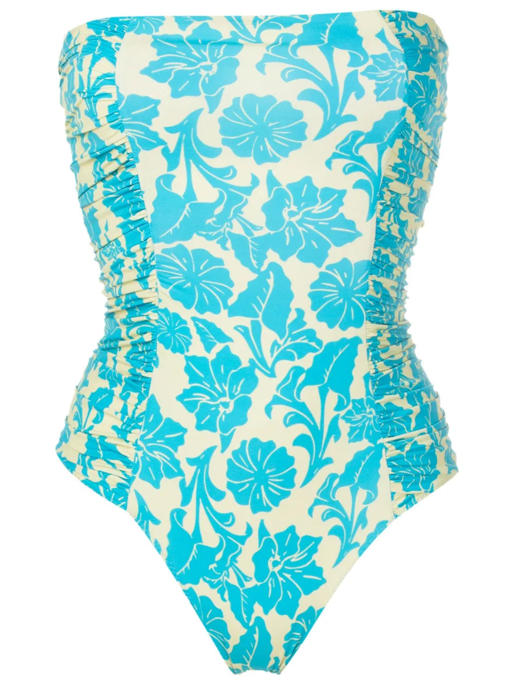 Floral-Print Detachable-Strap Swimsuit