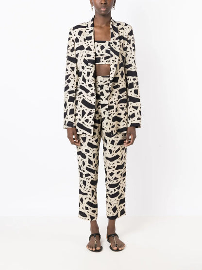 Elos Abstract-Print Blazer