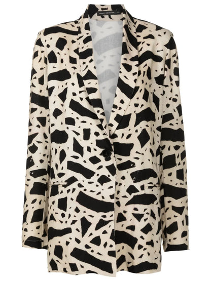 Elos Abstract-Print Blazer