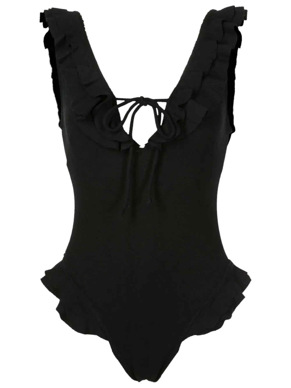 Scoop Back Frilled Swimsuit