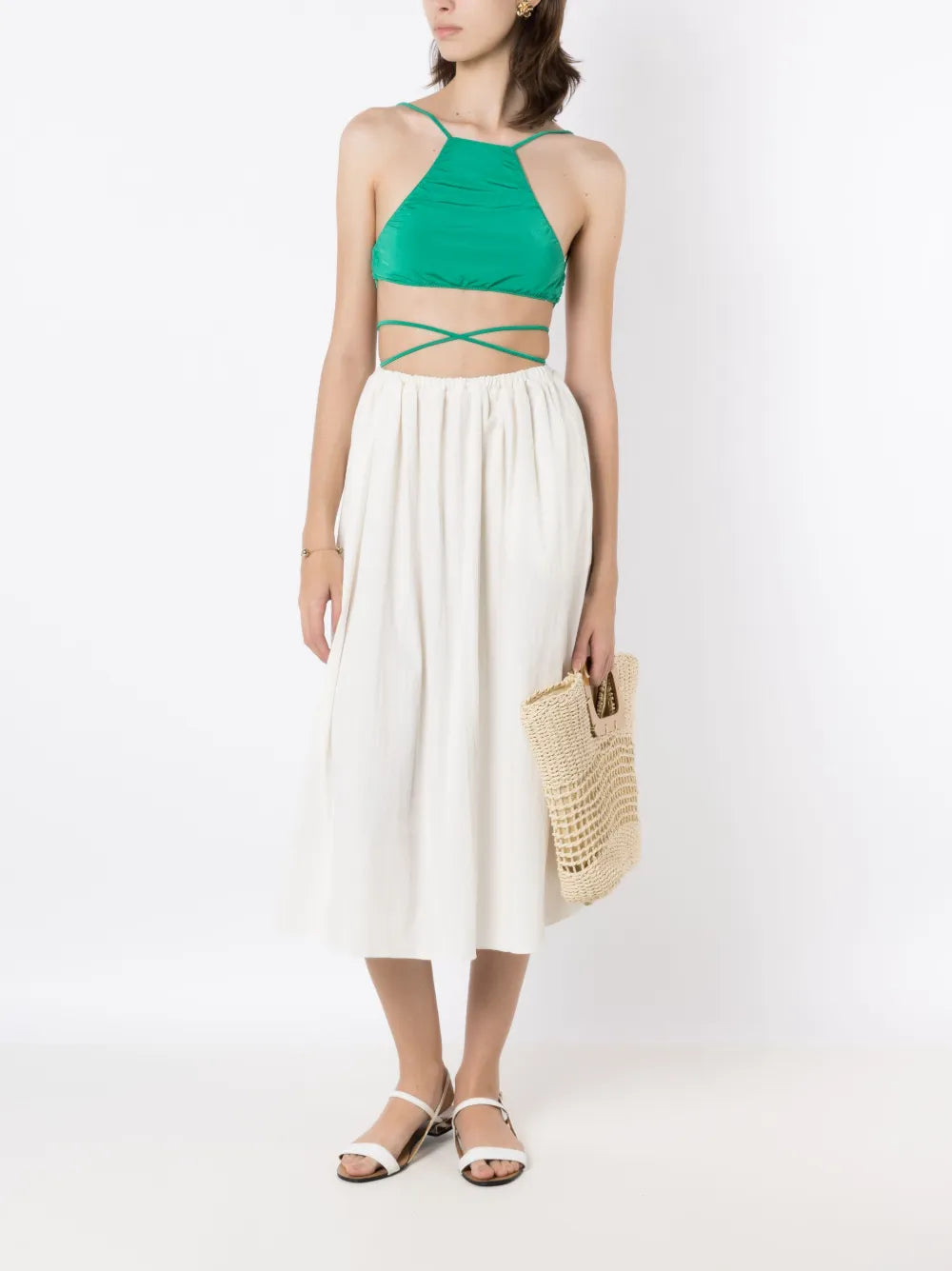 Square-Neck Bikini Top