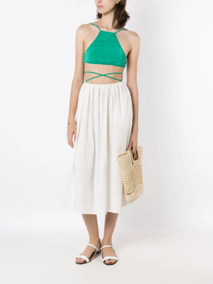 Square-Neck Bikini Top