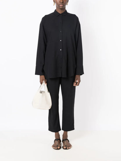 Button-Up Long-Sleeved Shirt