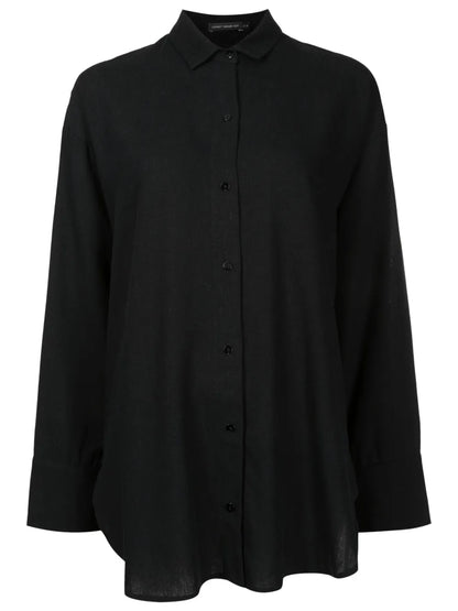 Button-Up Long-Sleeved Shirt