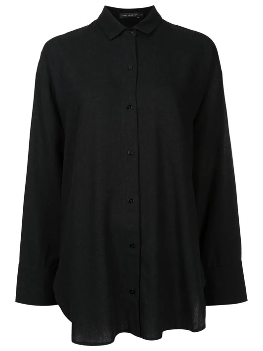 Button-Up Long-Sleeved Shirt