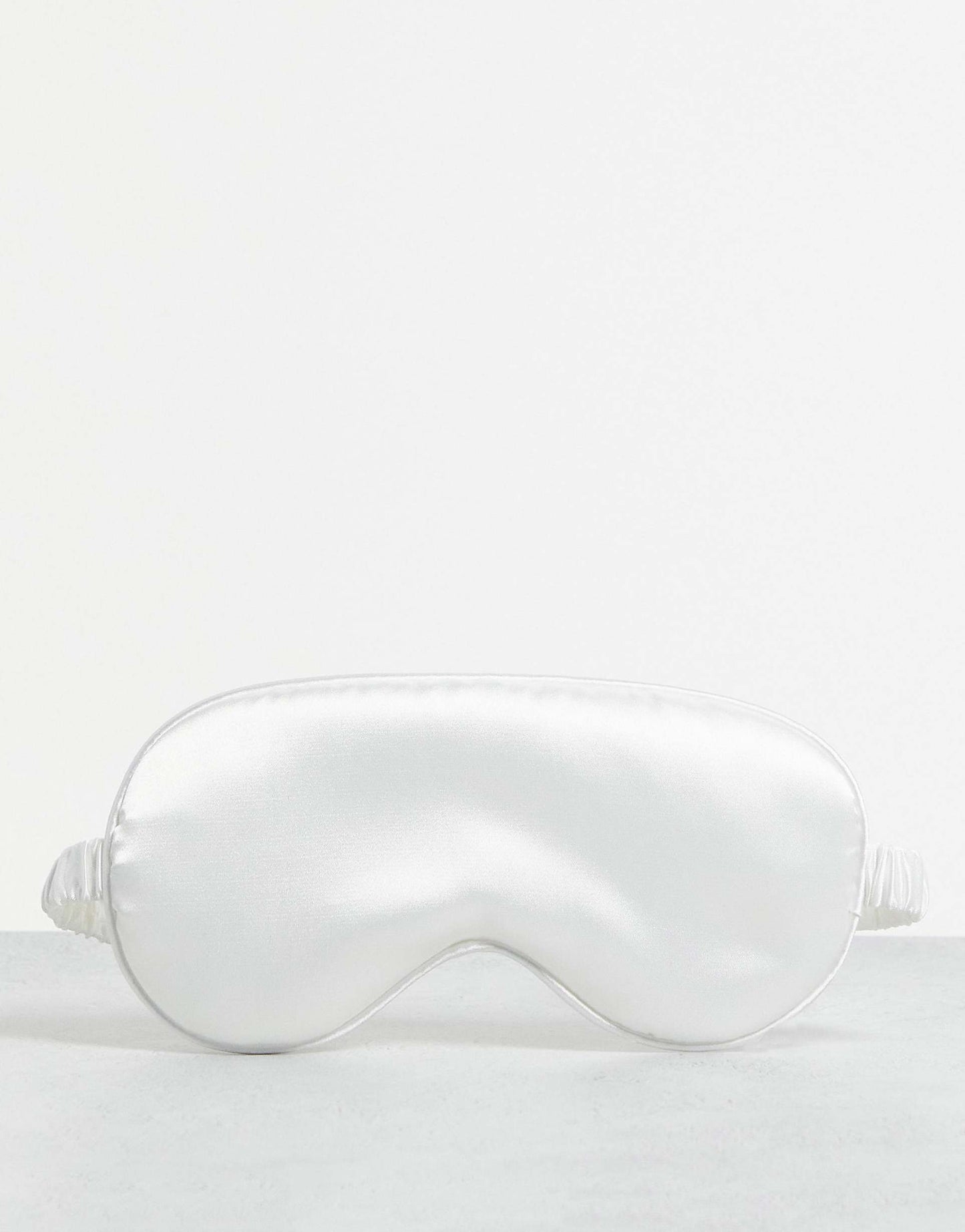 Classic Satin Eye Mask - White