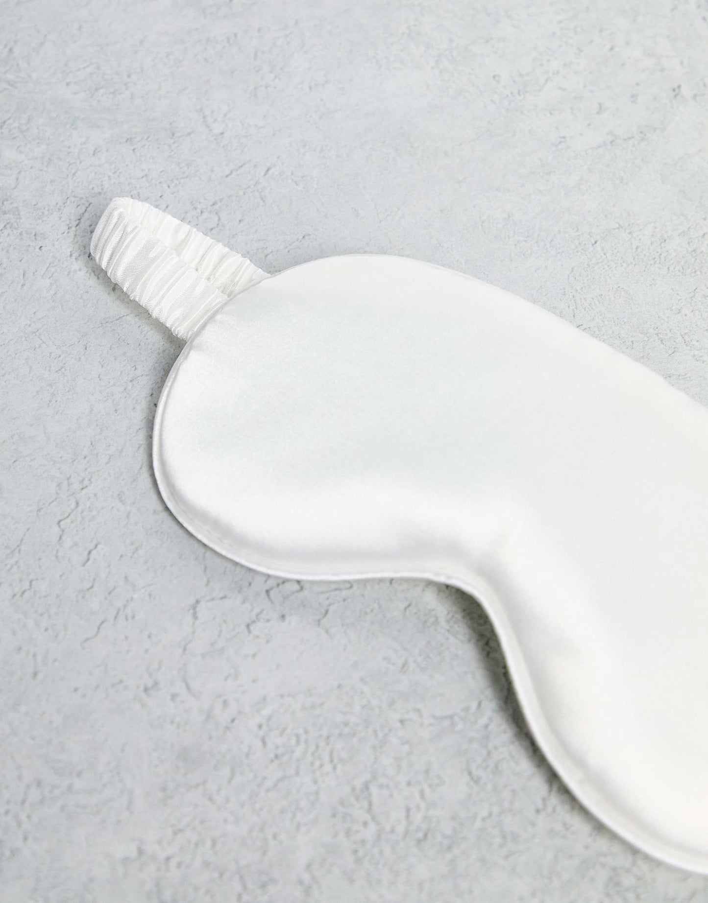 Classic Satin Eye Mask - White