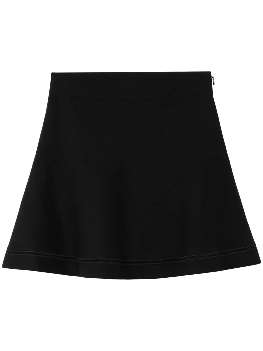 Zip-Fastening High-Waist Skirt