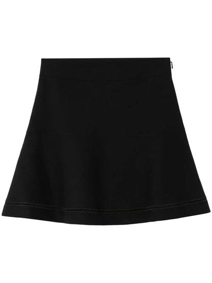 Zip-Fastening High-Waist Skirt