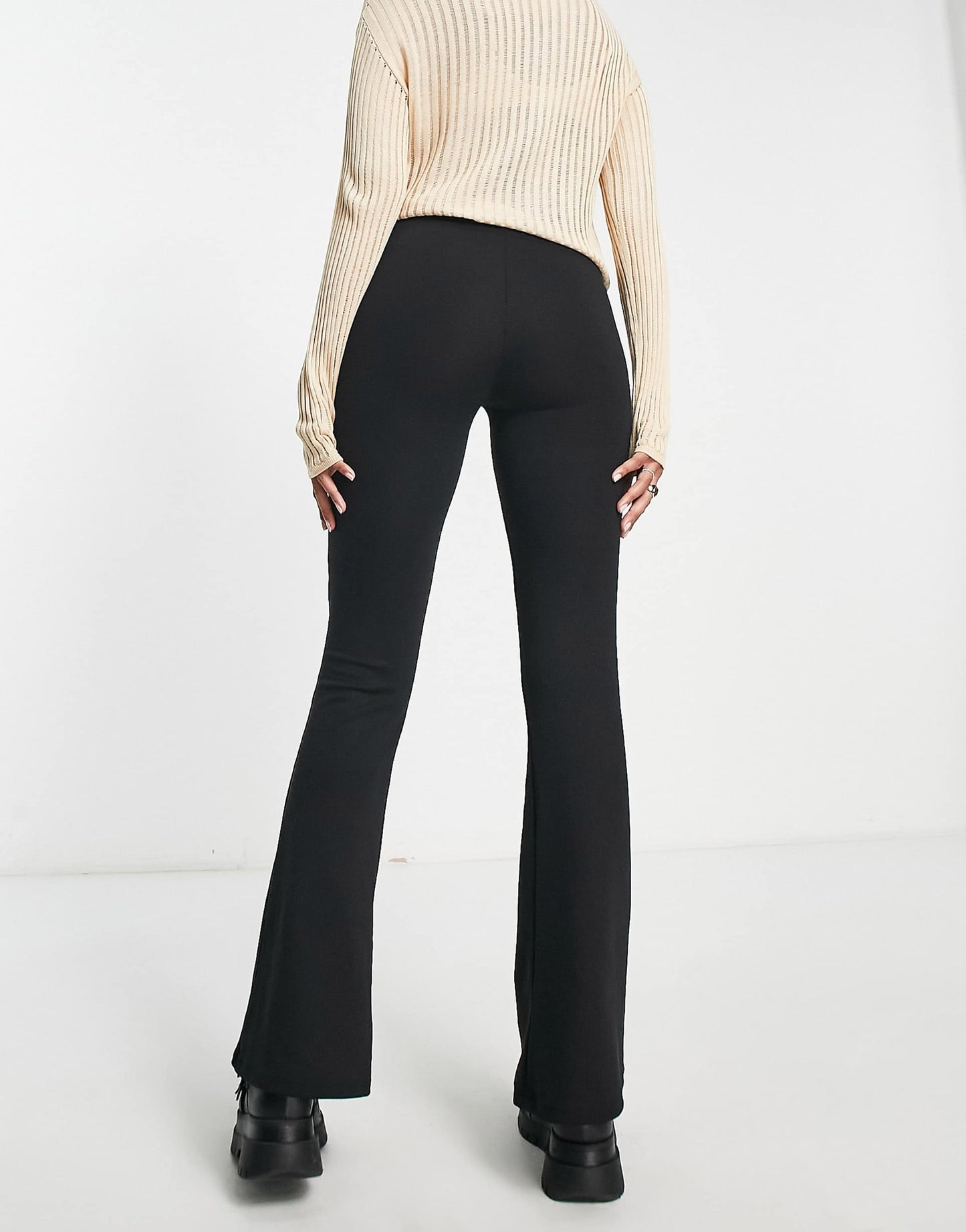 Tall High Waist Flare Trousers