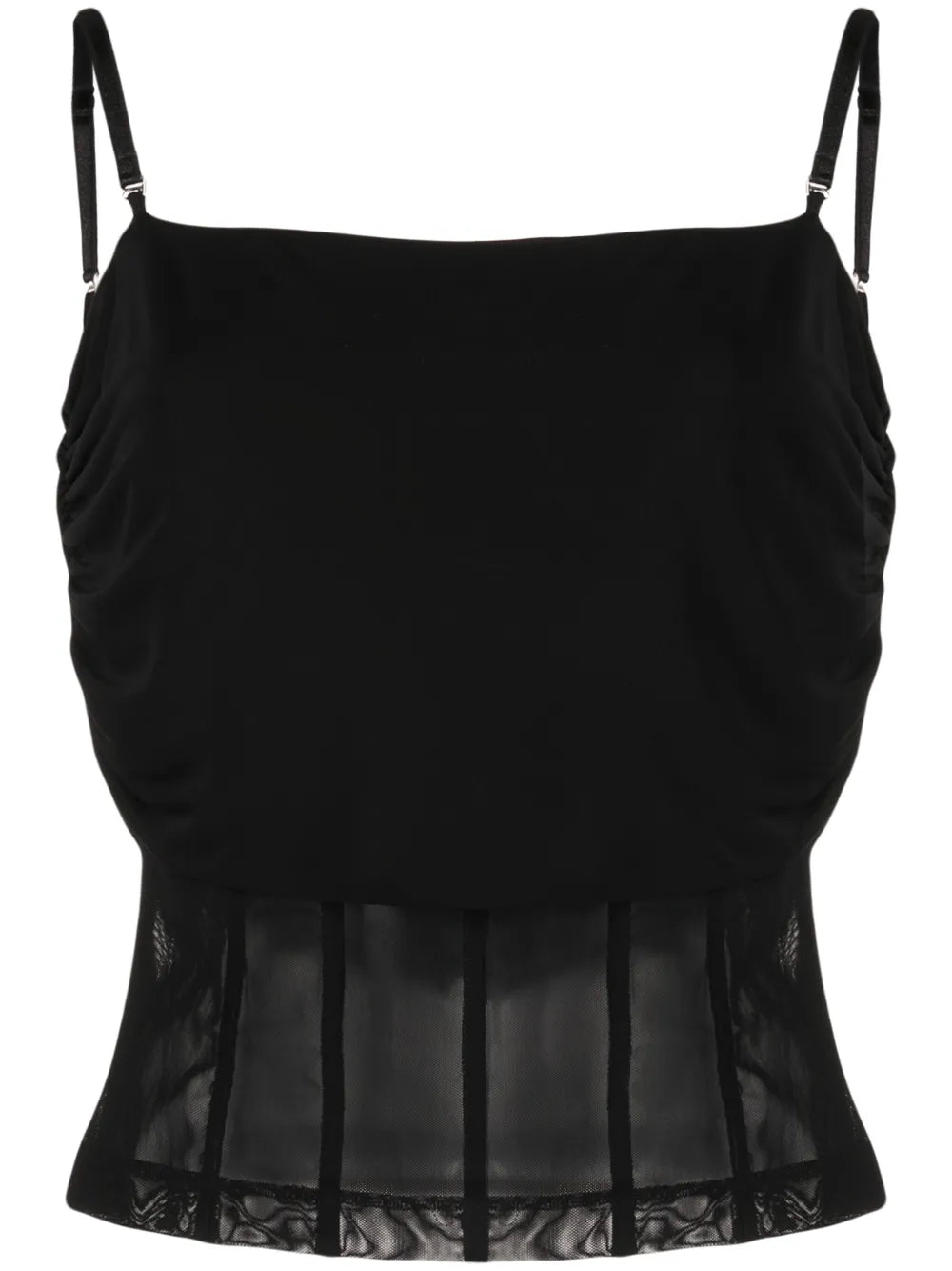 Semi-Sheer Sleeveless Top