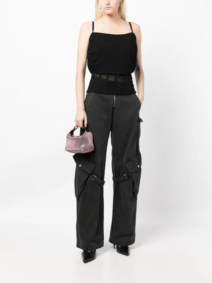Semi-Sheer Sleeveless Top