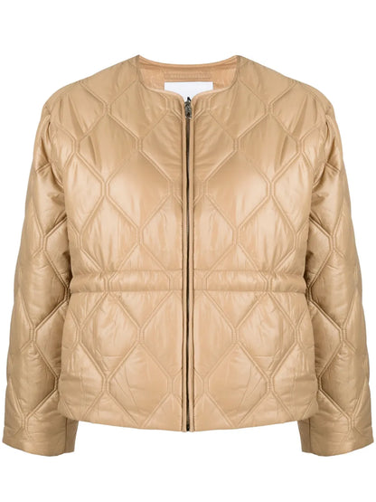 Quilted Zip-Up Jacket