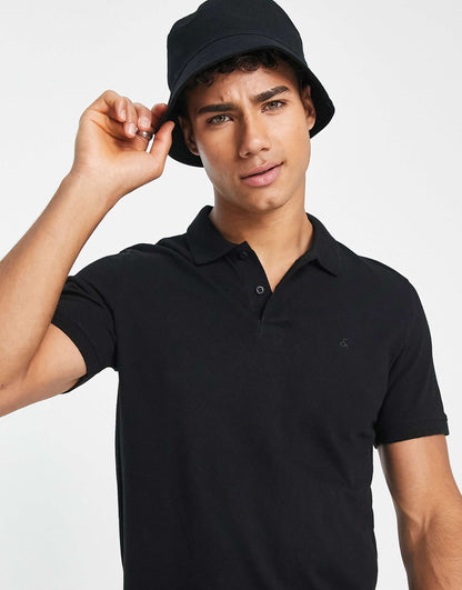 Essentials Slim Fit Pique Logo Polo