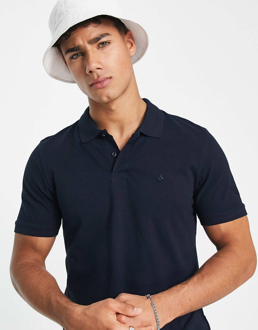Essentials Slim Fit Pique Logo Polo