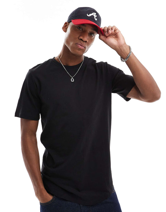 Essentials Longline T-Shirt With Curve Hem