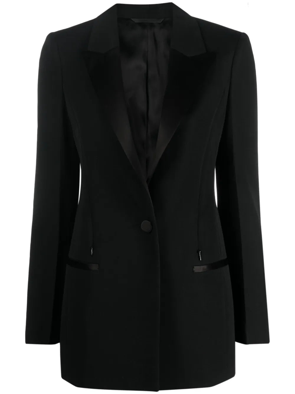 Single-Breasted Wool Blazer