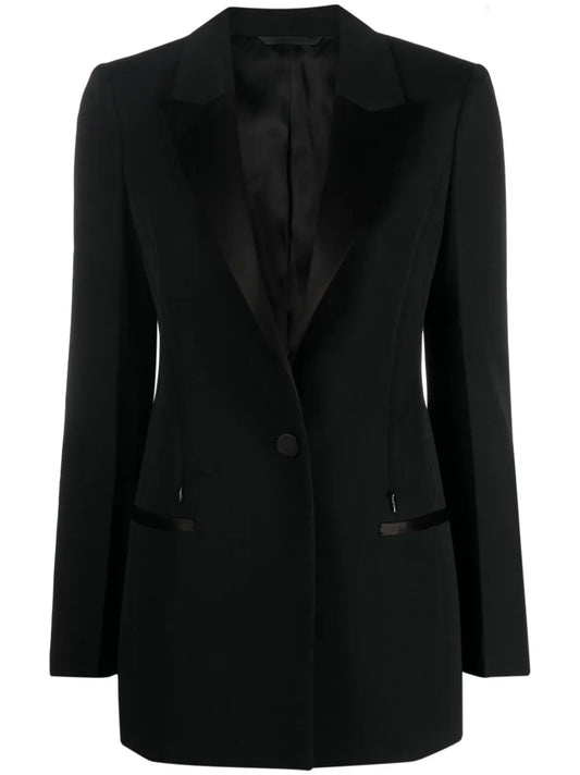 Single-Breasted Wool Blazer