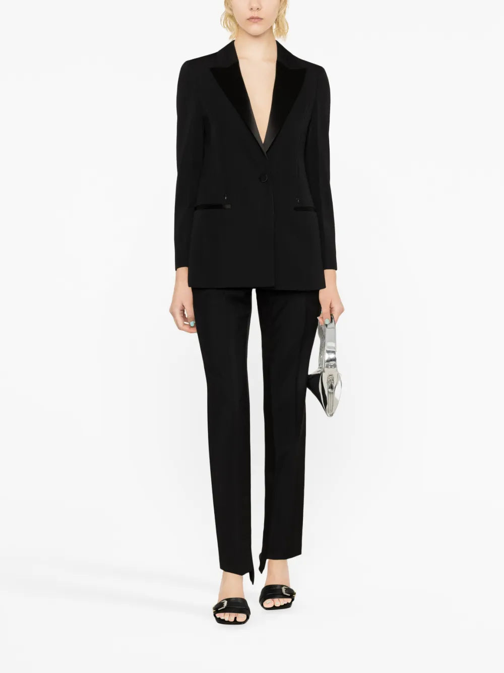 Single-Breasted Wool Blazer