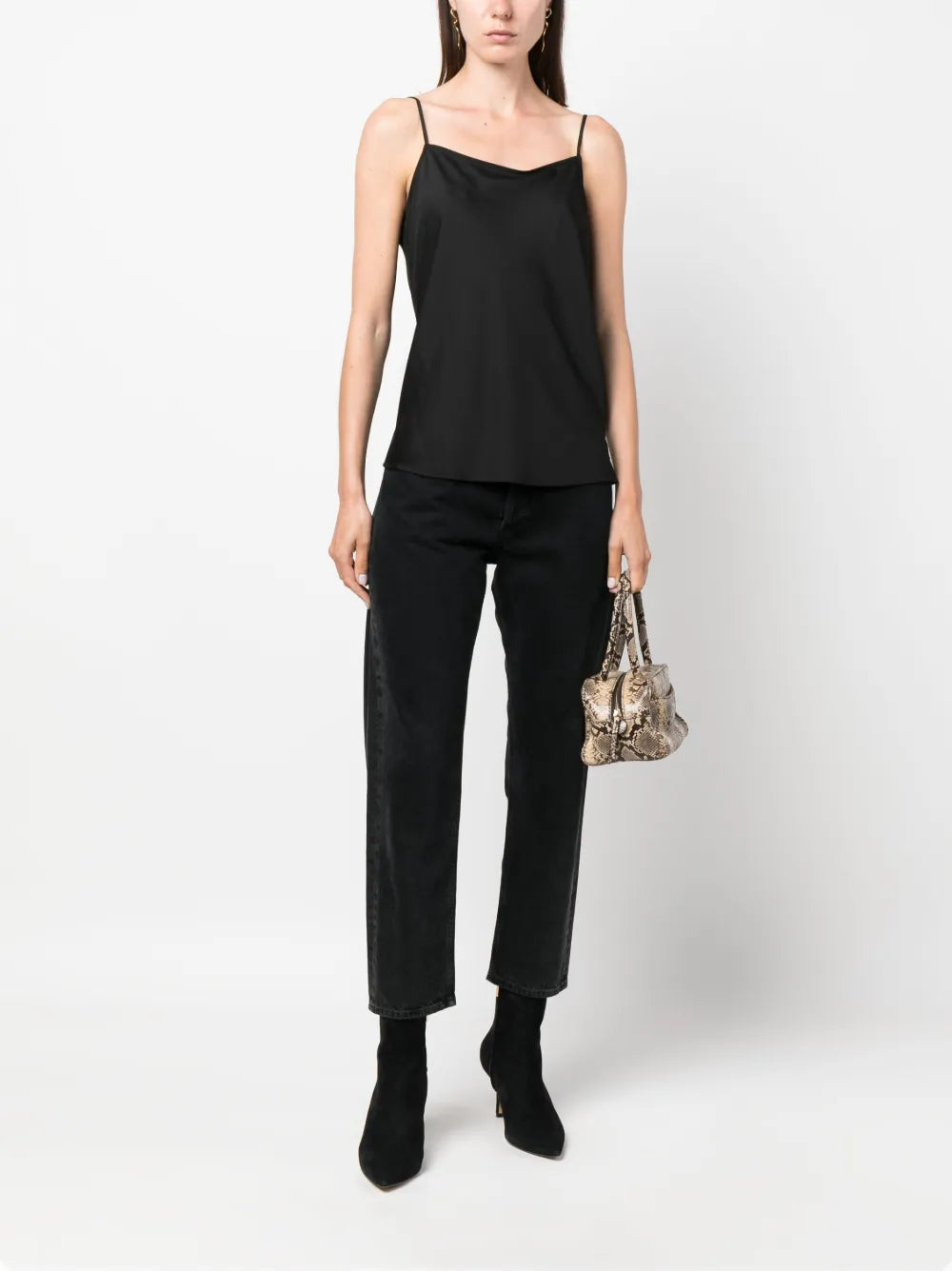 Cowl-Neck Tank Top