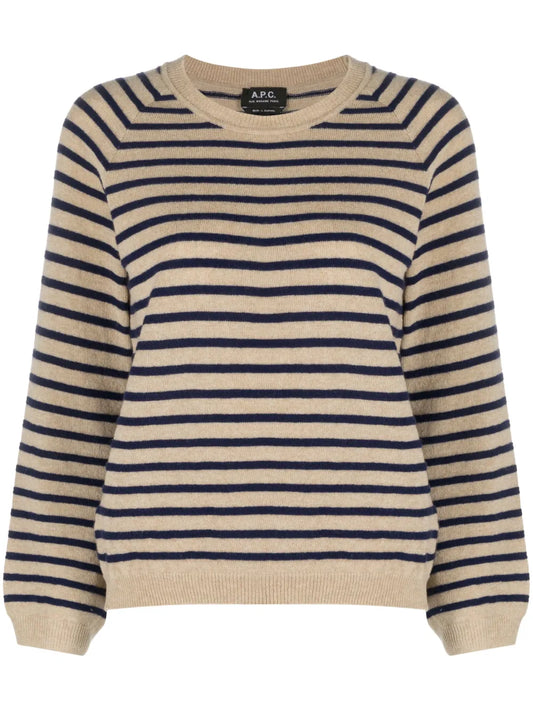 Lilas Striped Wool Jumper