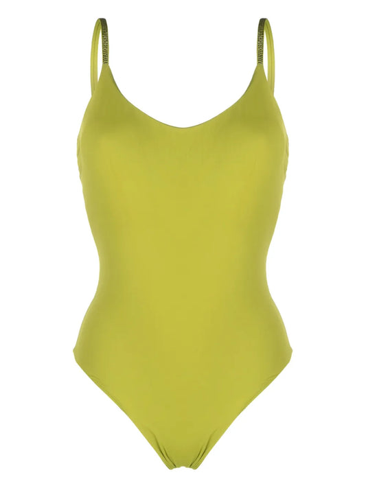 Logo-Embellished Sleeveless Swimsuit