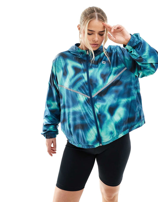 Running Icon Clash Woven Print Jacket