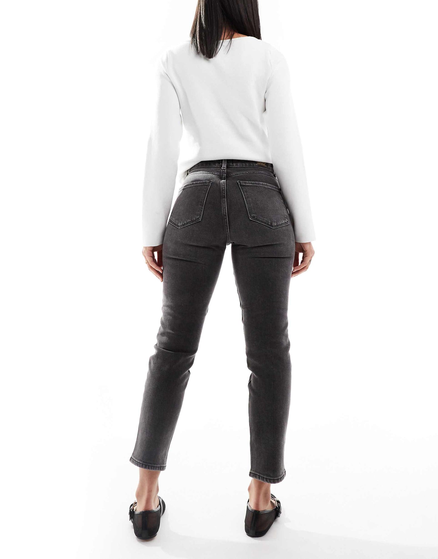 Emily High Waisted Straight Leg Jeans