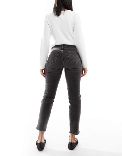 Emily High Waisted Straight Leg Jeans