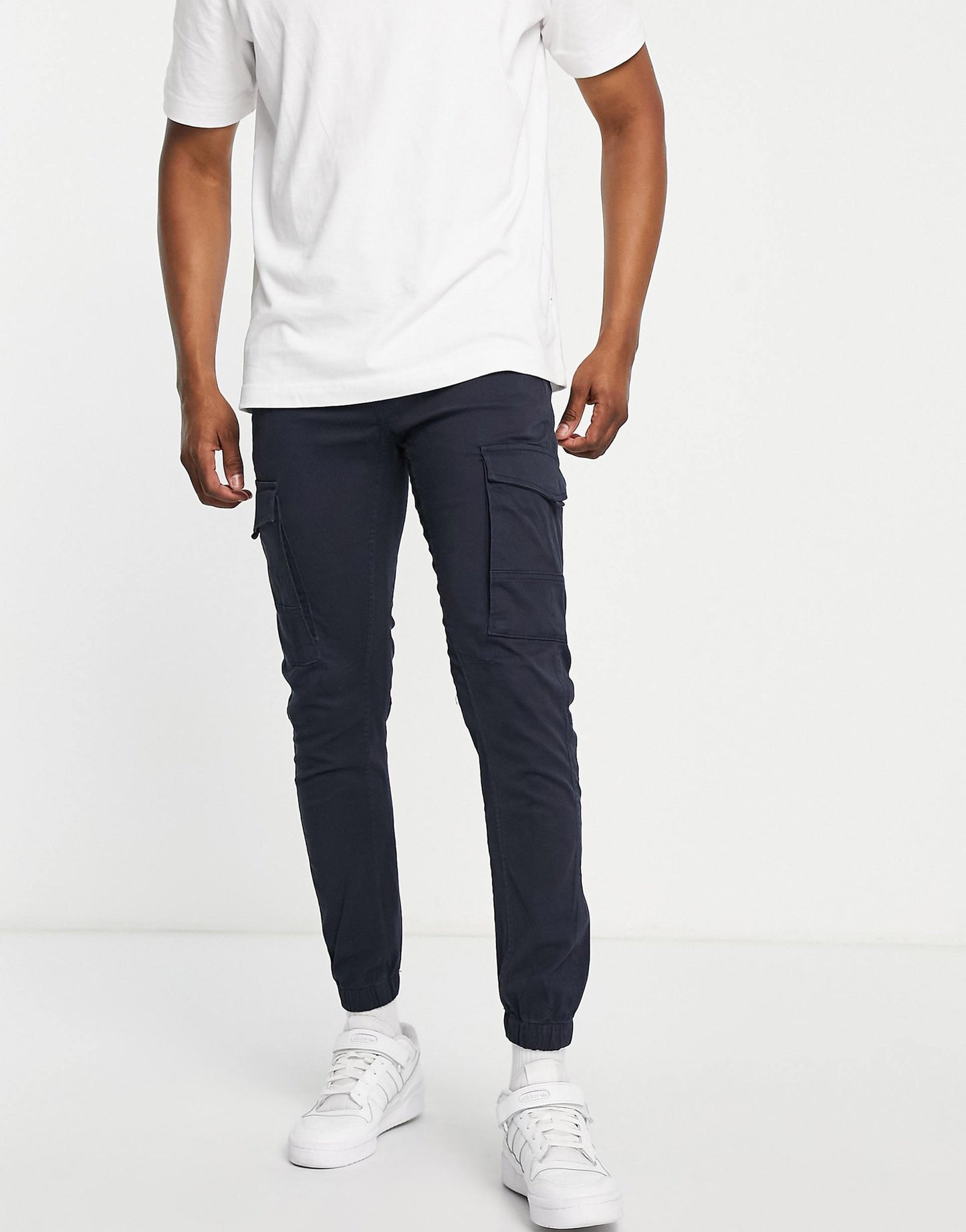 Intelligence Slim Fit Cargos With Cuff