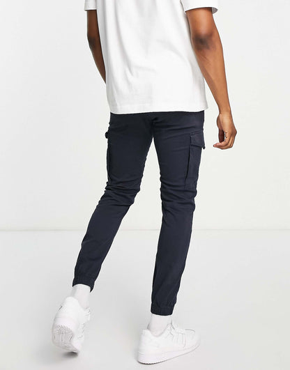 Intelligence Slim Fit Cargos With Cuff
