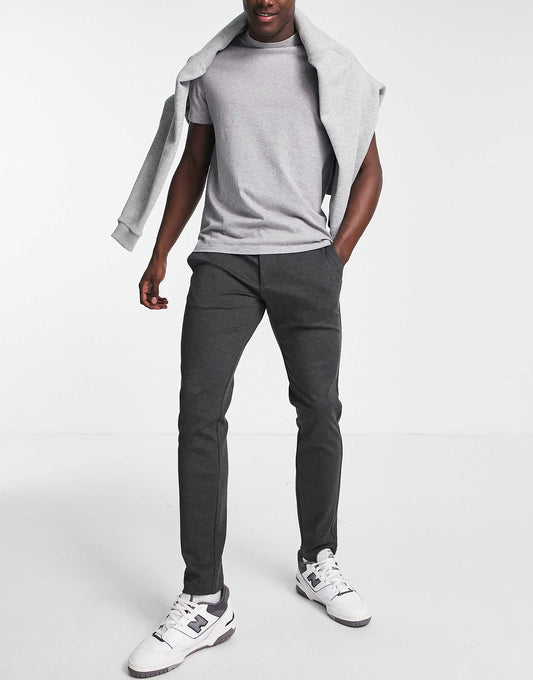 Slim Fit Tapered Trousers