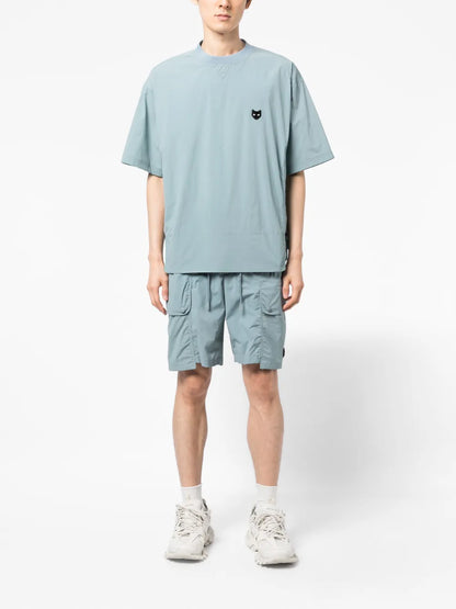 Panther Drawstring Track Shorts