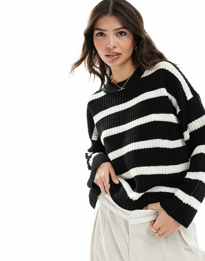 Knitted Crew Neck Jumper