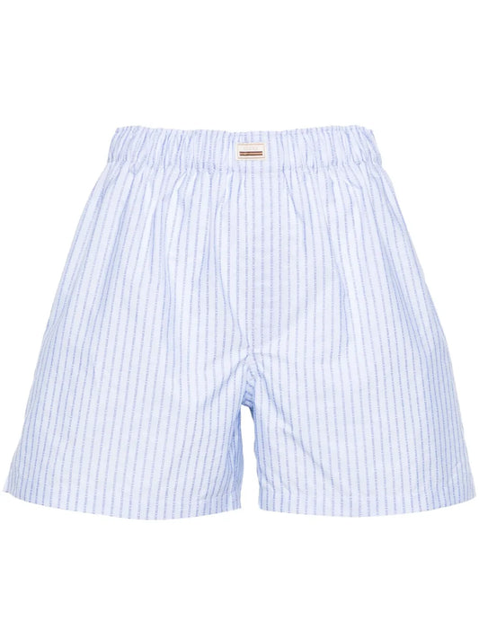 Logo-Print Cotton Shorts