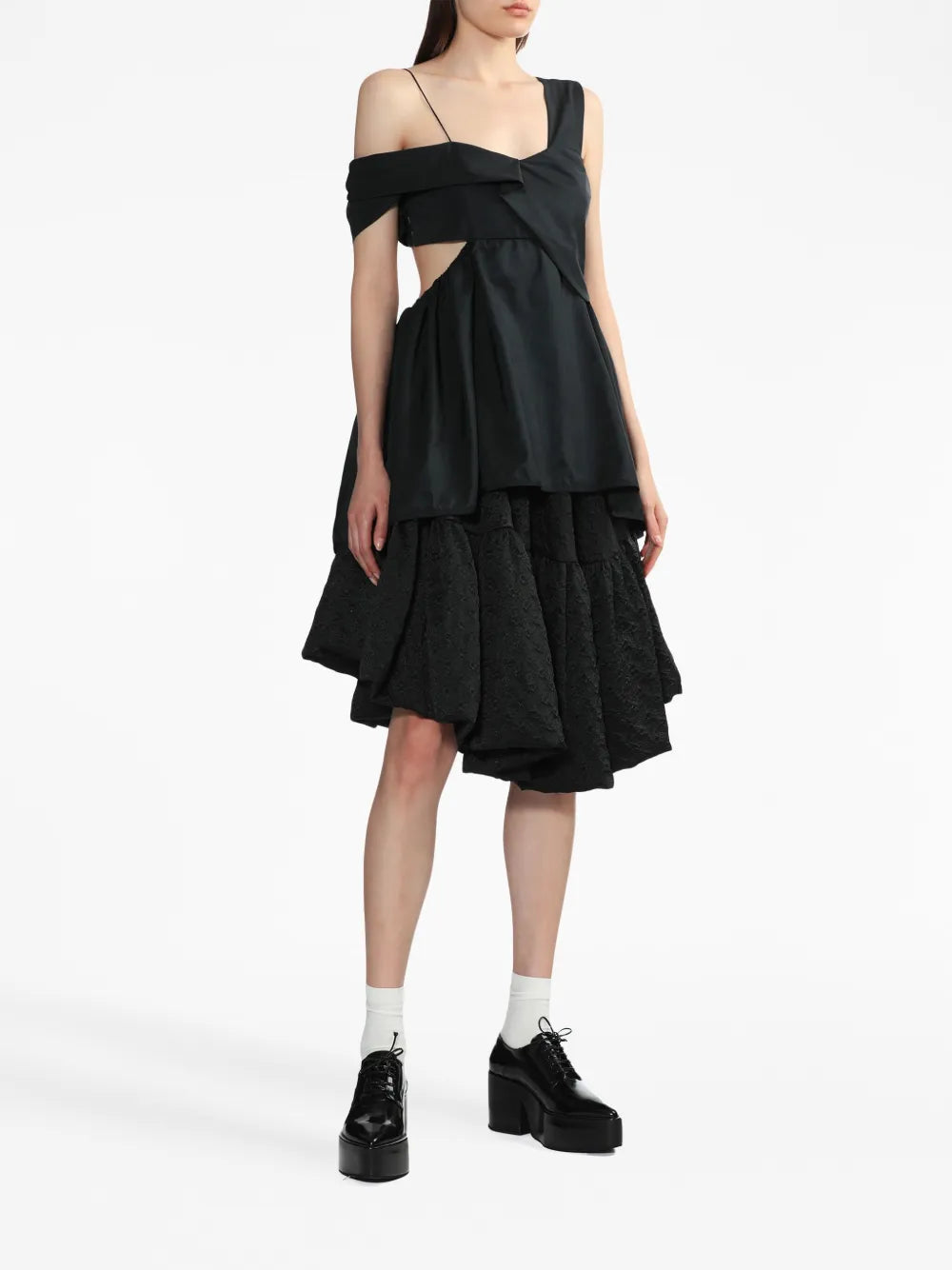 Sarina Asymmetric Voluminous Tiered Skirt