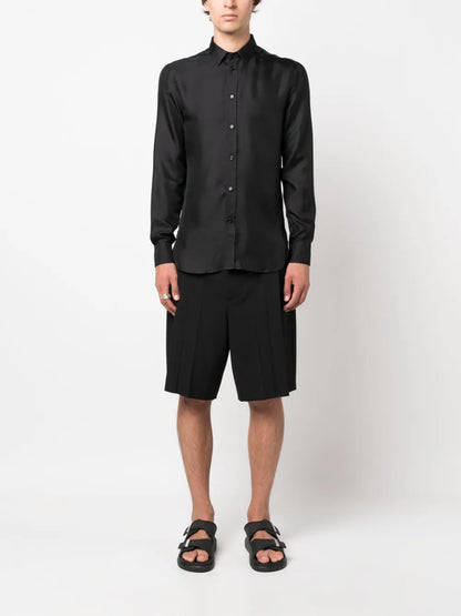 Buttoned Silk Shirt