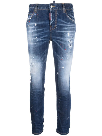 Bleached Skinny Jeans