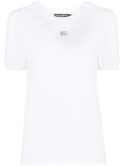 Crystal-Embellished T-Shirt