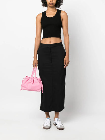 Ribbed-Knit Sleeveless Top