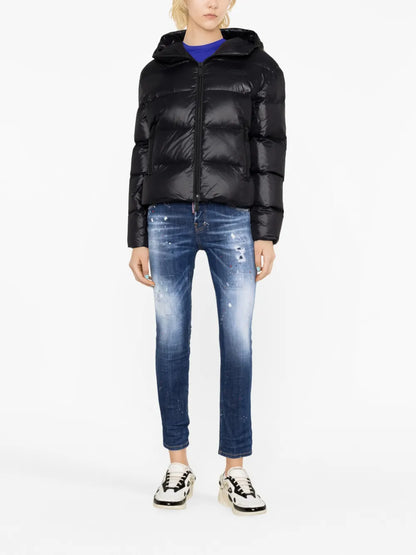Feather-Down Puffer Jacket